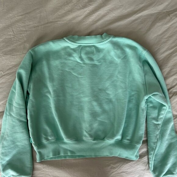 TNA Light Green Fleece-Lined Sweatshirt - Picture 7 of 7